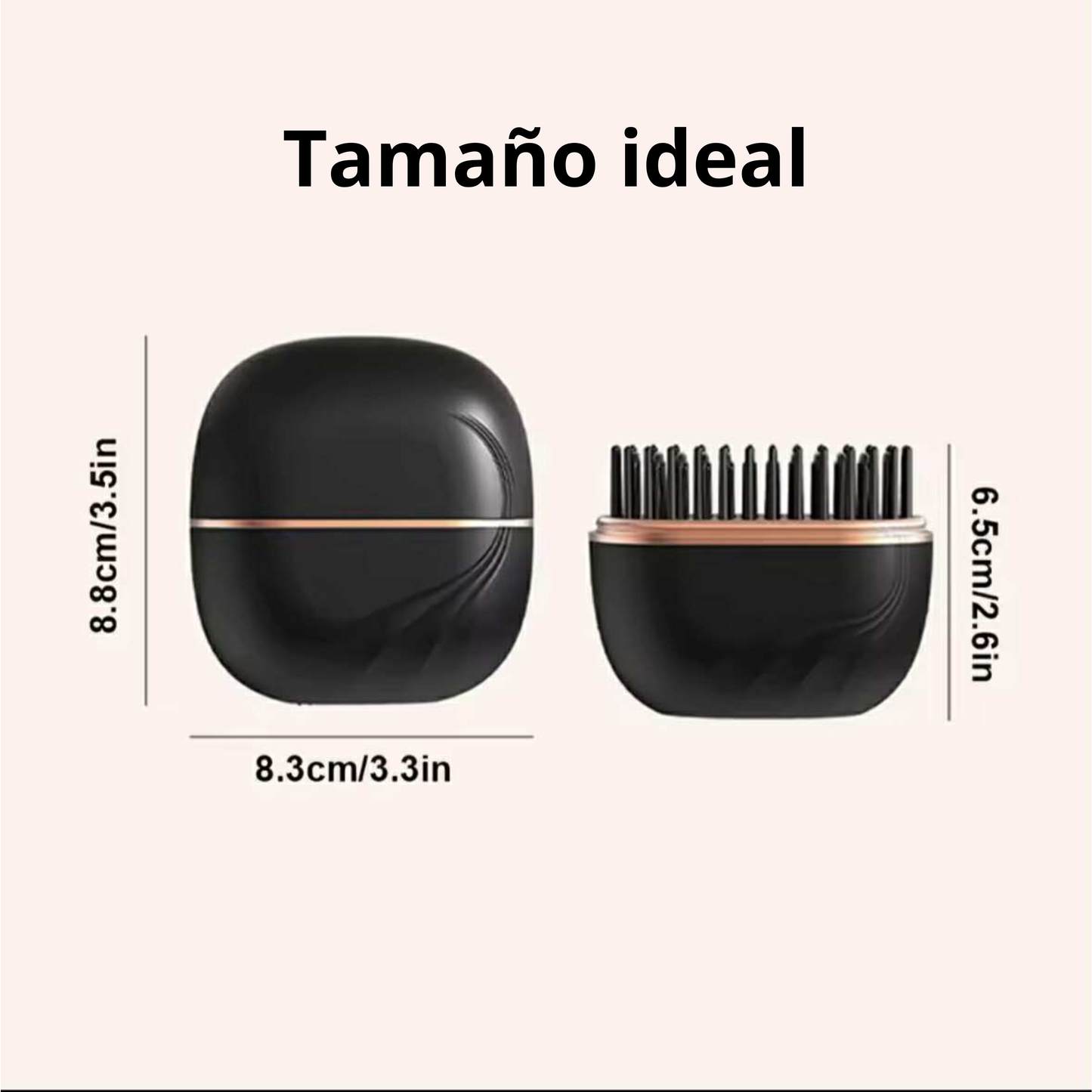 Mini Peine Alisador de Cabello Portatil