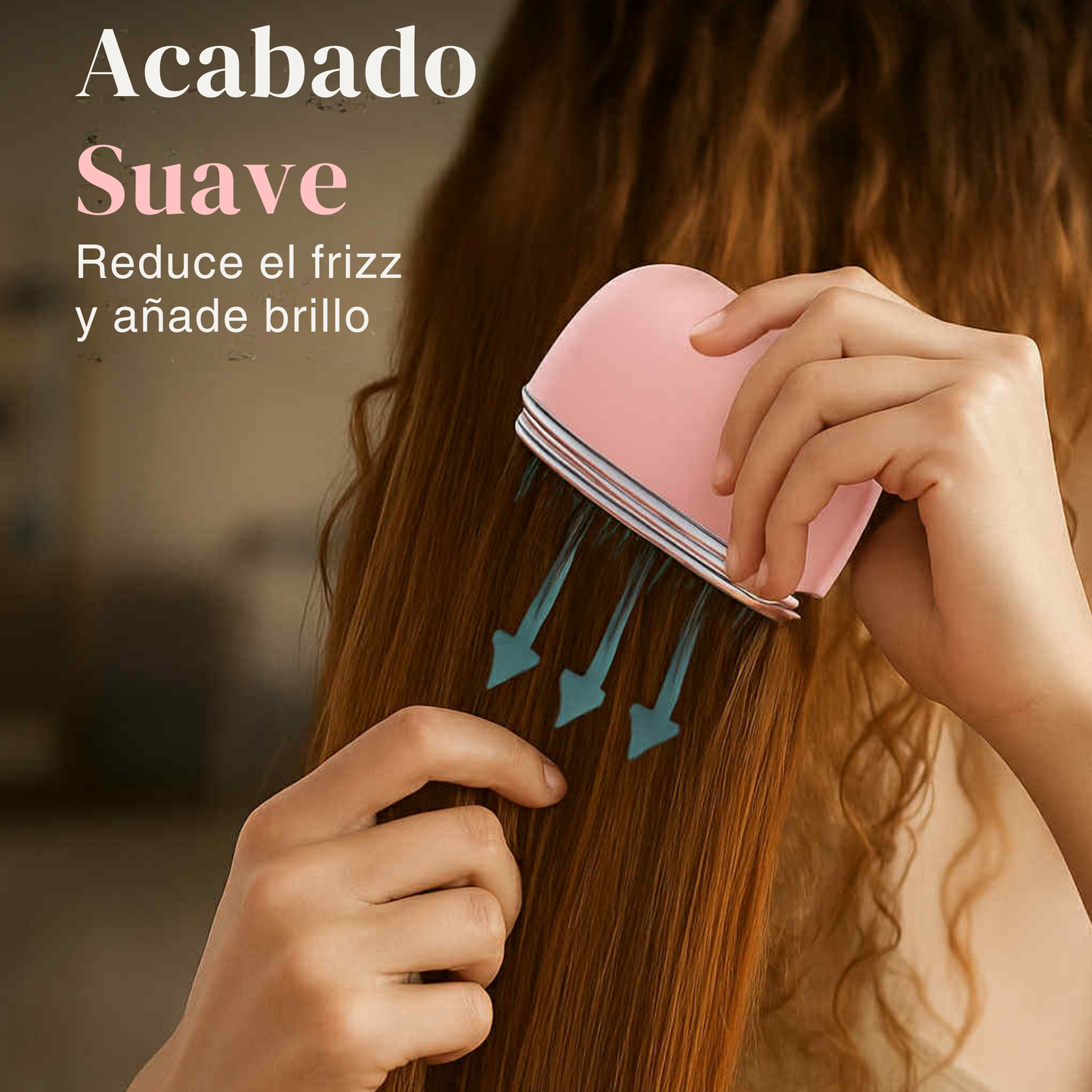 Mini Peine Alisador de Cabello Portatil