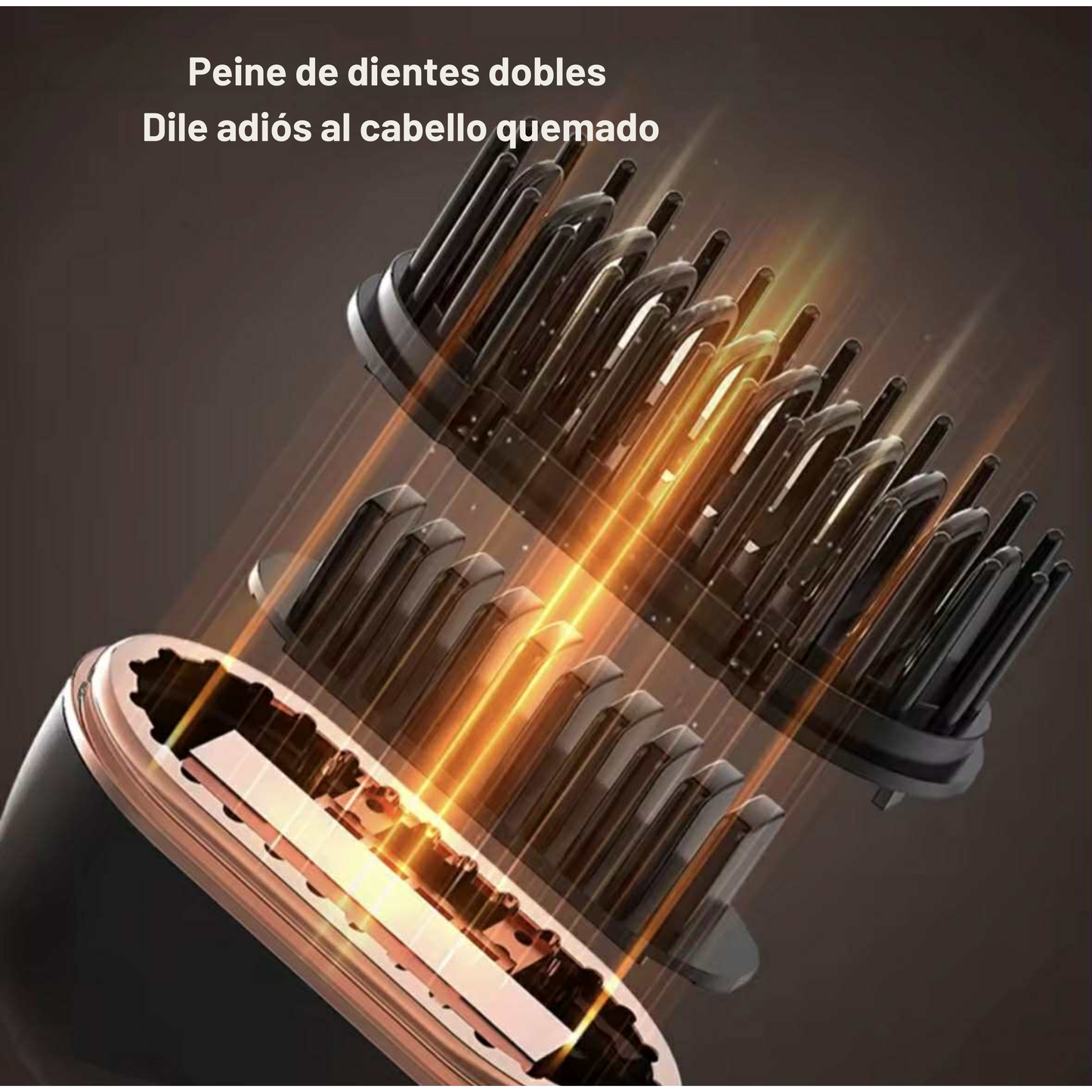 Mini Peine Alisador de Cabello Portatil