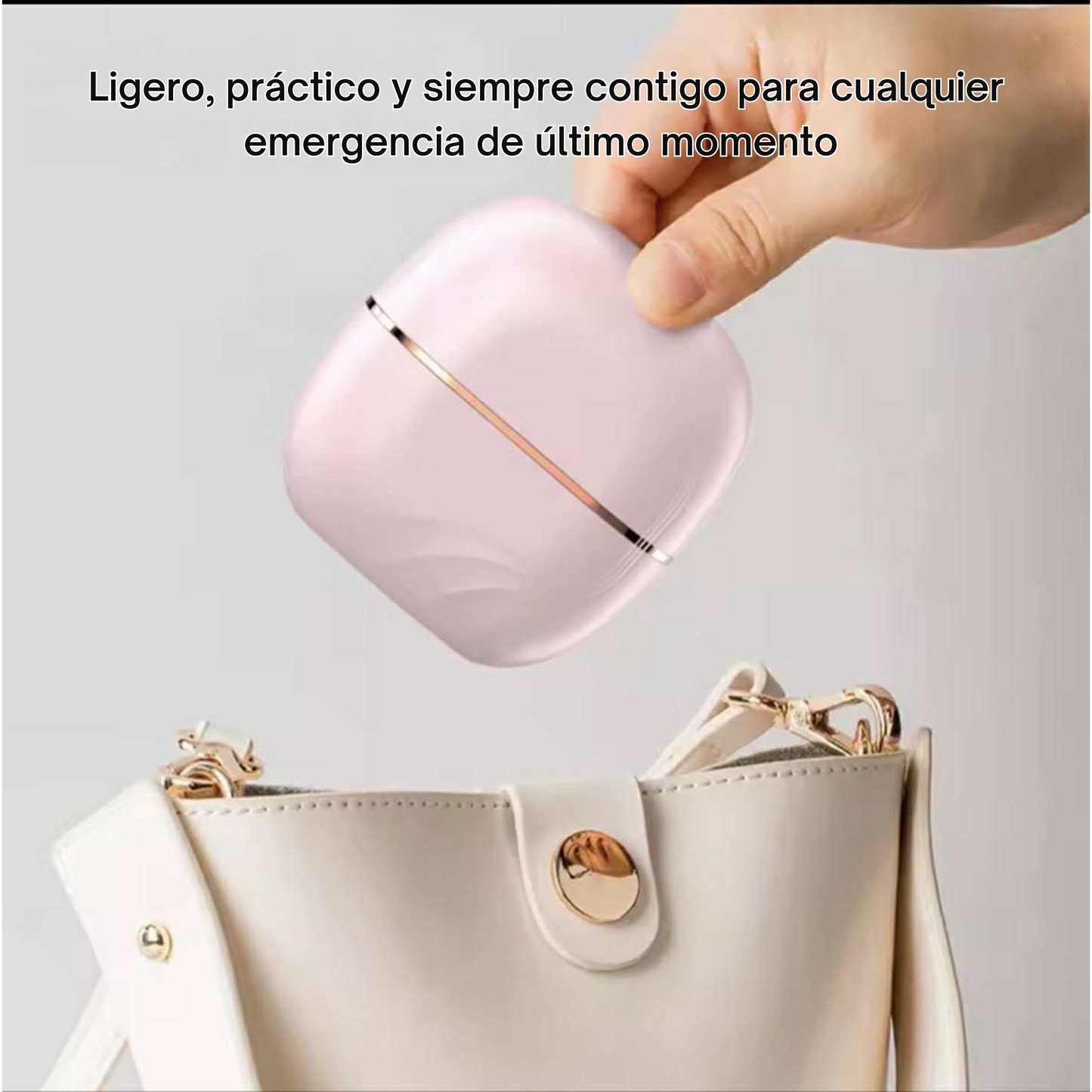 Mini Peine Alisador de Cabello Portatil