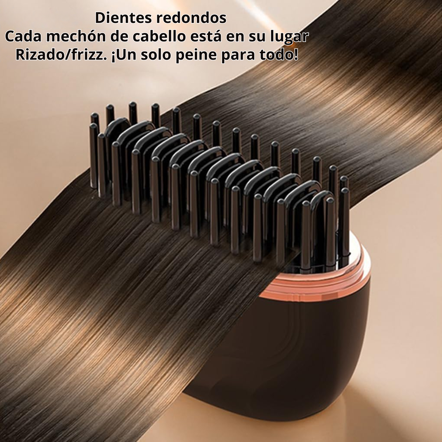 Mini Peine Alisador de Cabello Portatil